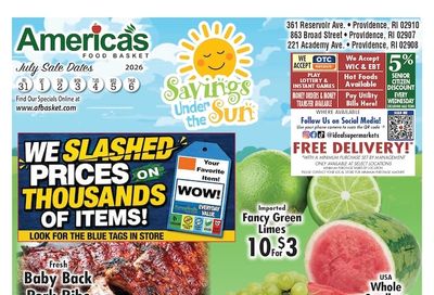 America's Food Basket (Rhode Island) Weekly Ad July 31 - August 6, 2026