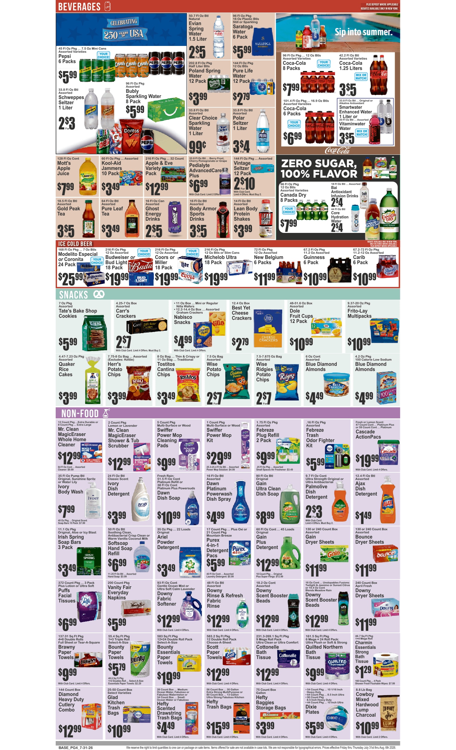 Food Universe (Waterbury, CT) Weekly Ad July 31 - August 6, 2026