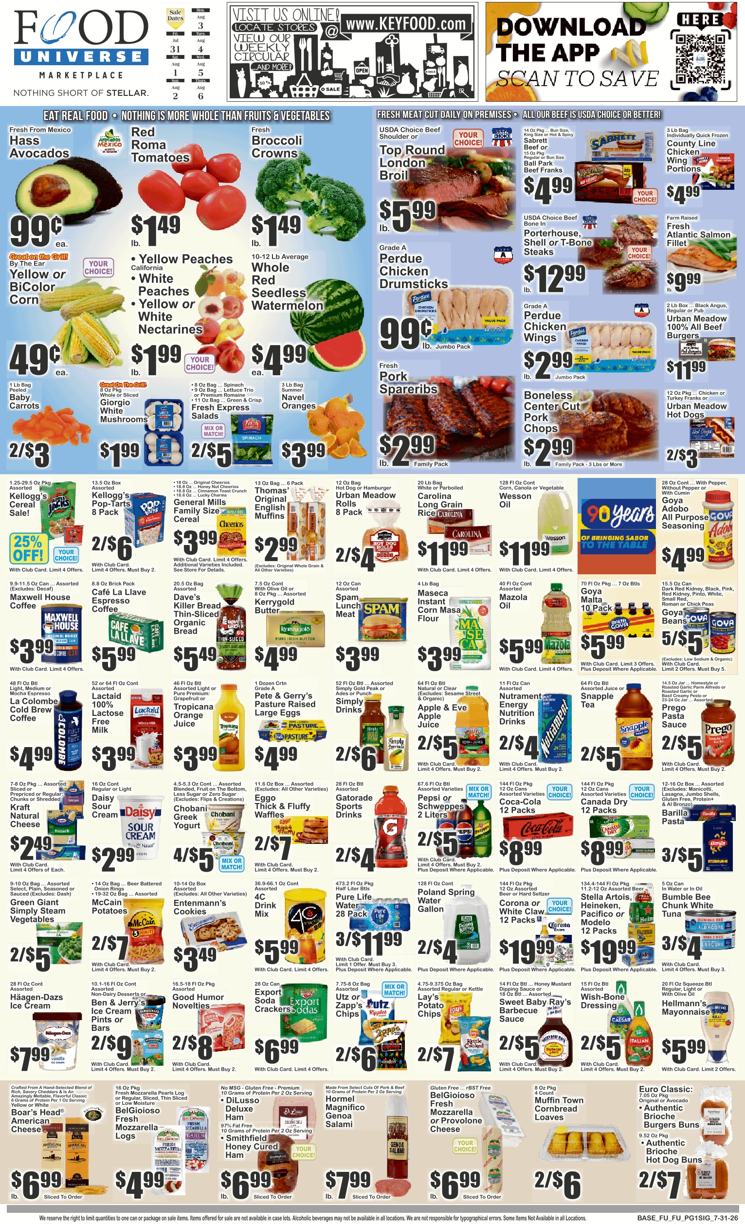 Food Universe (Forest Hills, NY) Weekly Ad July 31 - August 6, 2026