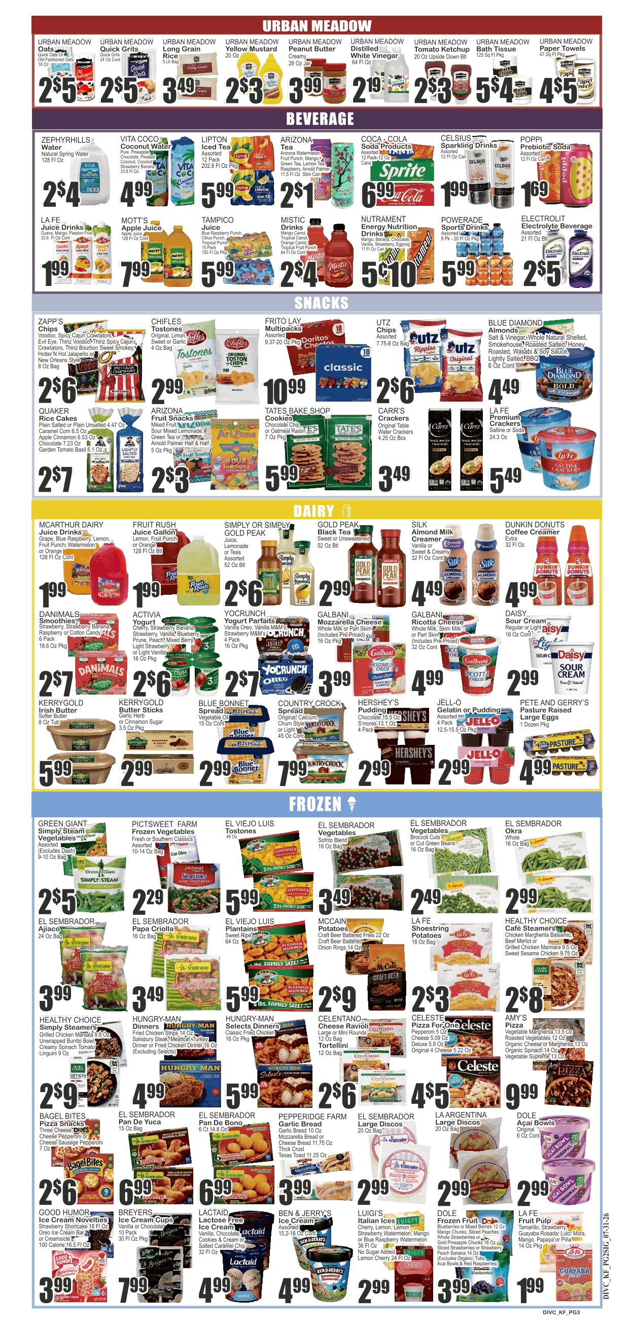 Food Universe (Lakeland, FL) Weekly Ad July 31 - August 6, 2026