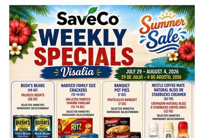 Best Buy Markets (1300 W Walnut Ave,, Visalia, CA) Weekly Ad July 29 - August 4, 2026