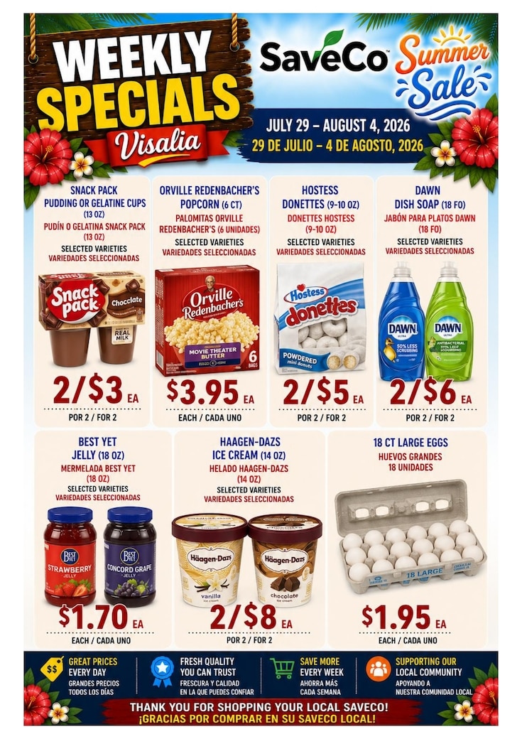 Best Buy Markets (1300 W Walnut Ave,, Visalia, CA) Weekly Ad July 29 - August 4, 2026