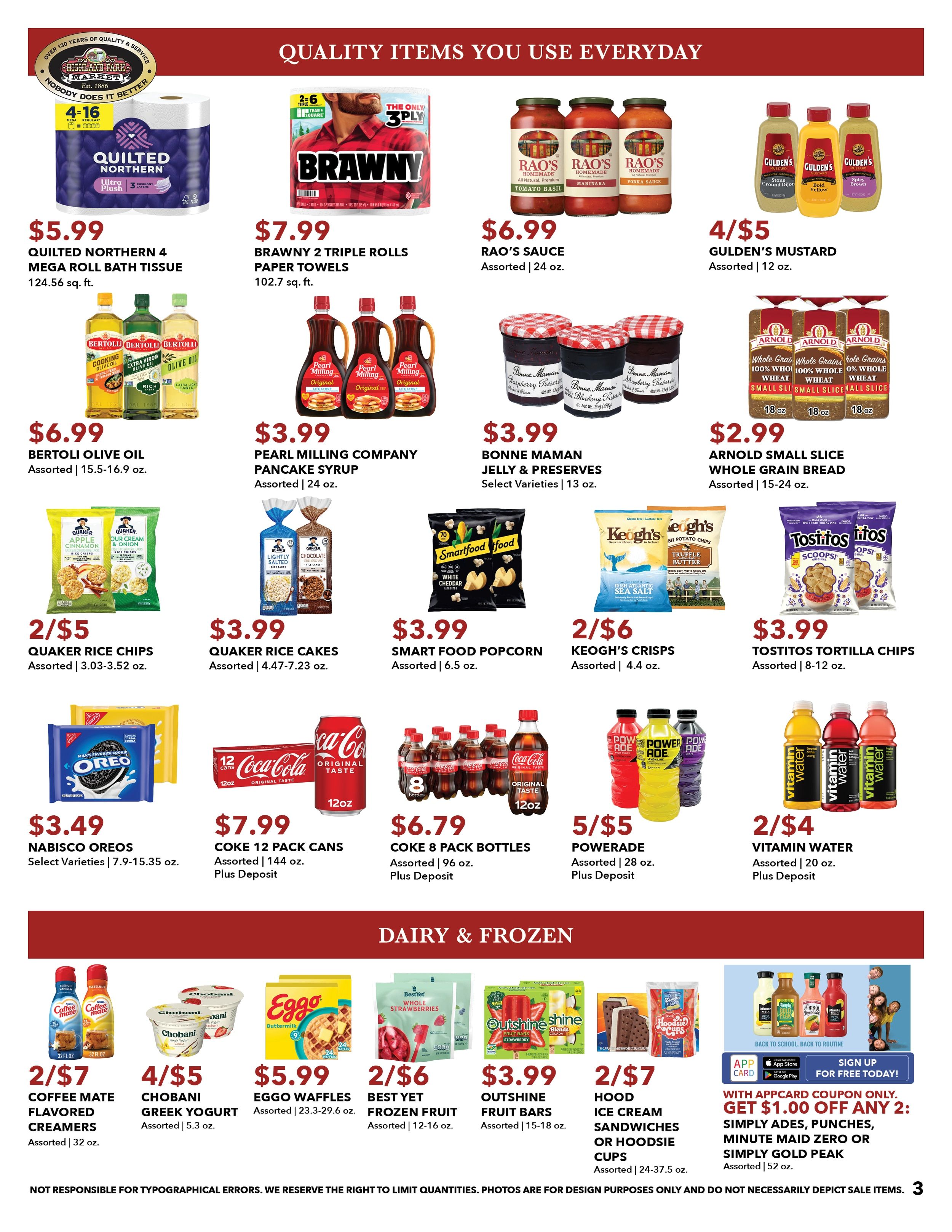 Highland Park Market Weekly Ad August 2 - 8, 2026