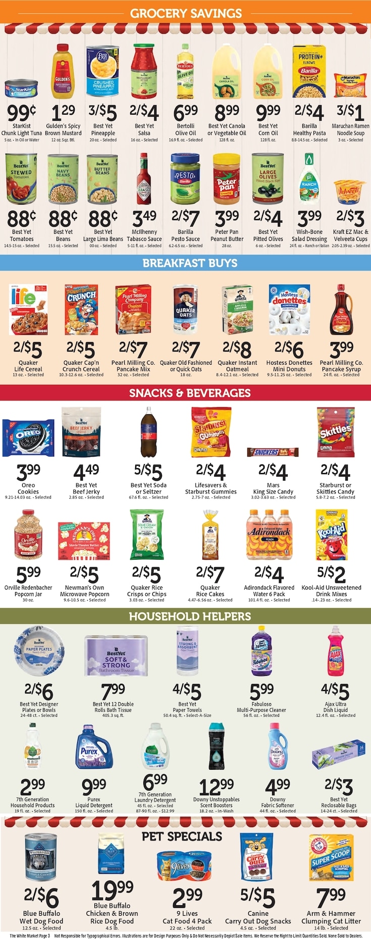 The White Market Weekly Ad July 31 - August 6, 2026
