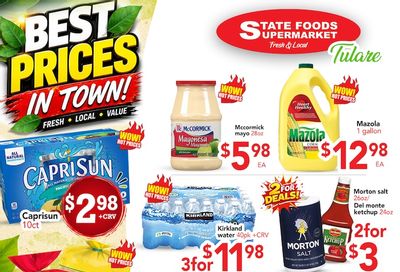 State Foods Supermarket (49 W Tulare Ave, Tulare, CA) Weekly Ad July 29 - August 4, 2026