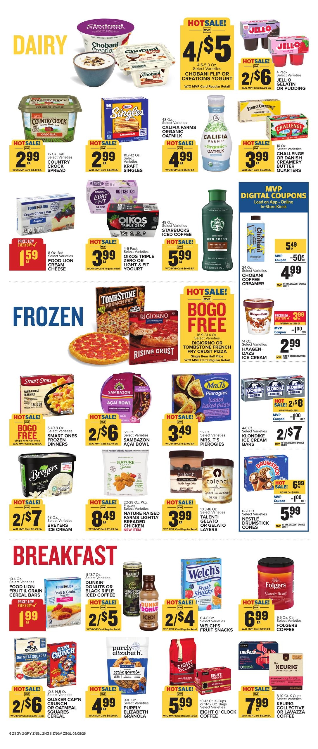 Food Lion (Greenville–Conestee Area, SC) Weekly Ad August 5 - 11, 2026