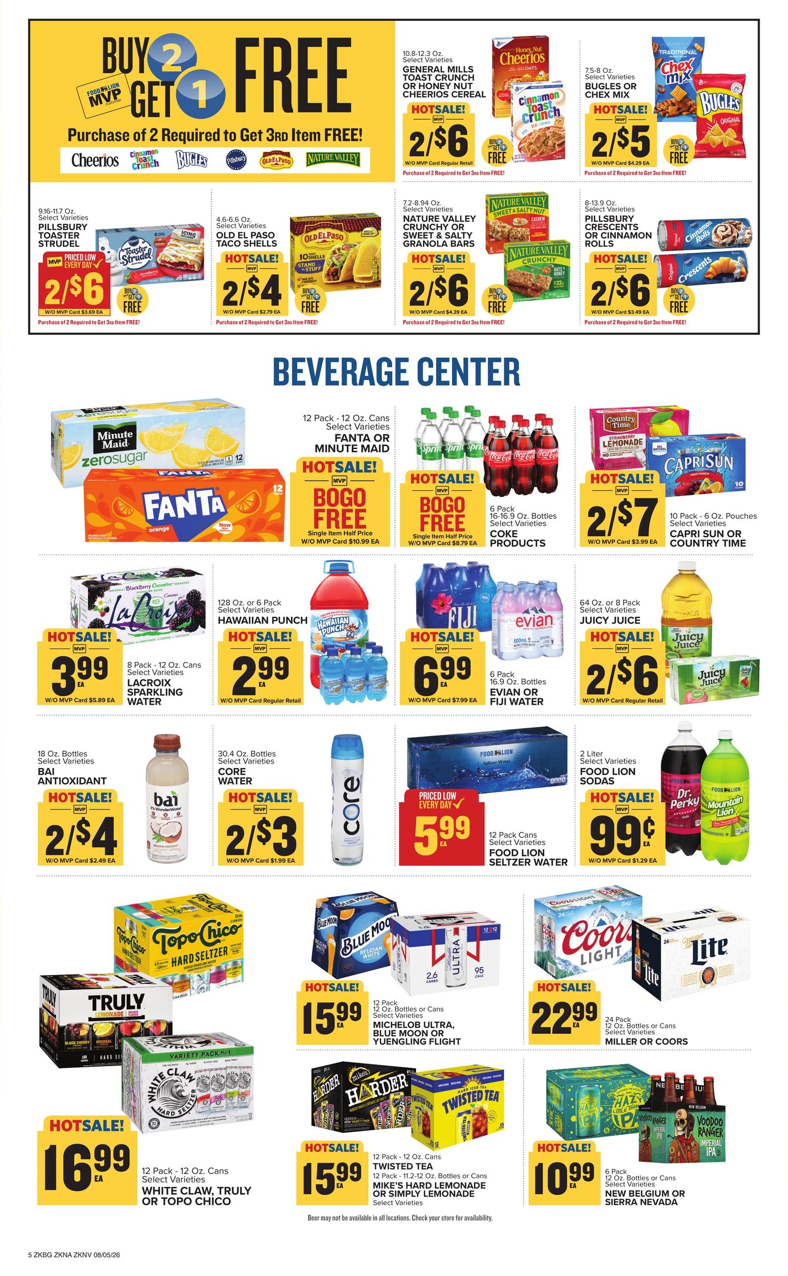 Food Lion (Scottsville–Bowling Green Area, KY) Weekly Ad August 5 - 11, 2026