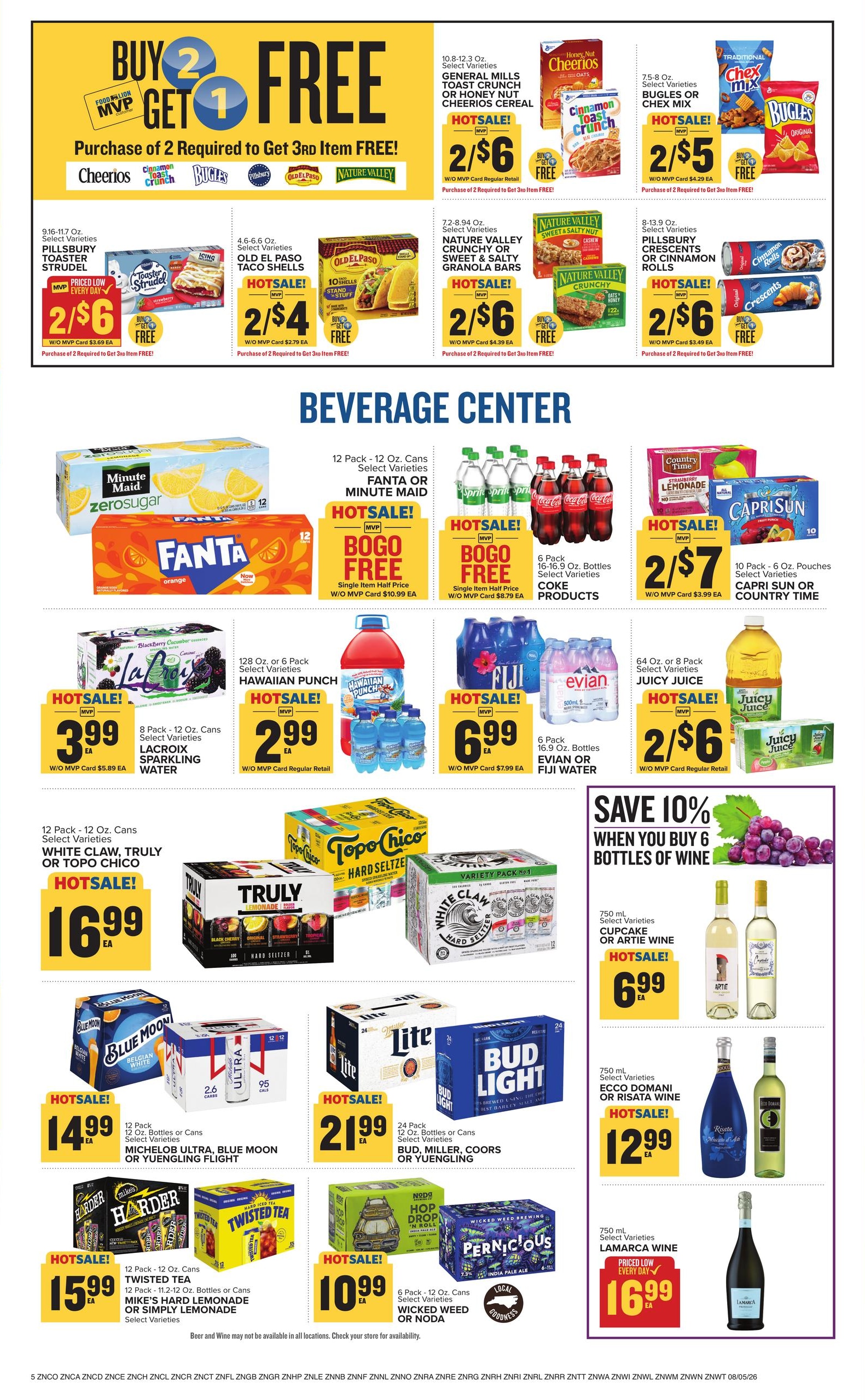 Food Lion (Boone Area, NC) Weekly Ad August 5 - 11, 2026