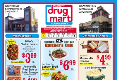 Discount Drug Mart (Ohio) Weekly Ad August 5 - 11, 2026