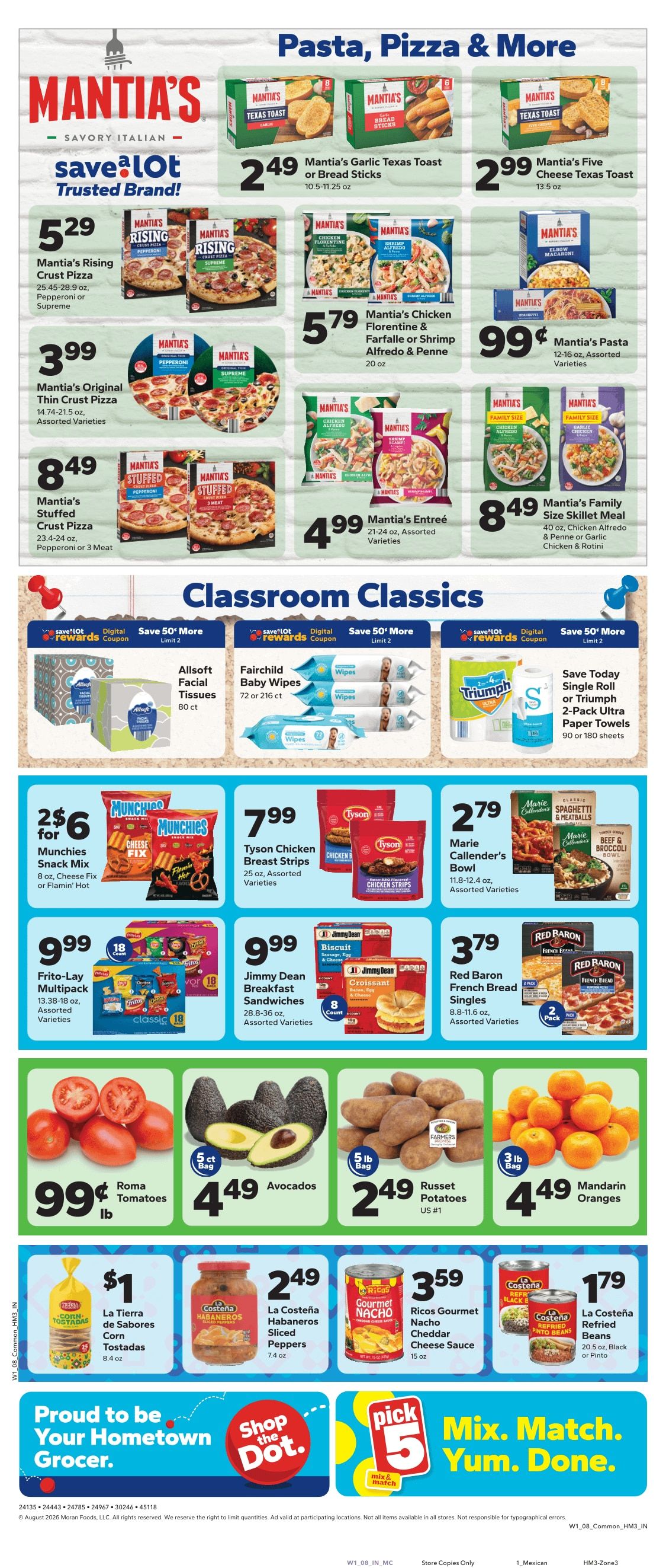 Save a Lot Food Stores (Union City, IN) Weekly Ad August 2 - 8, 2026