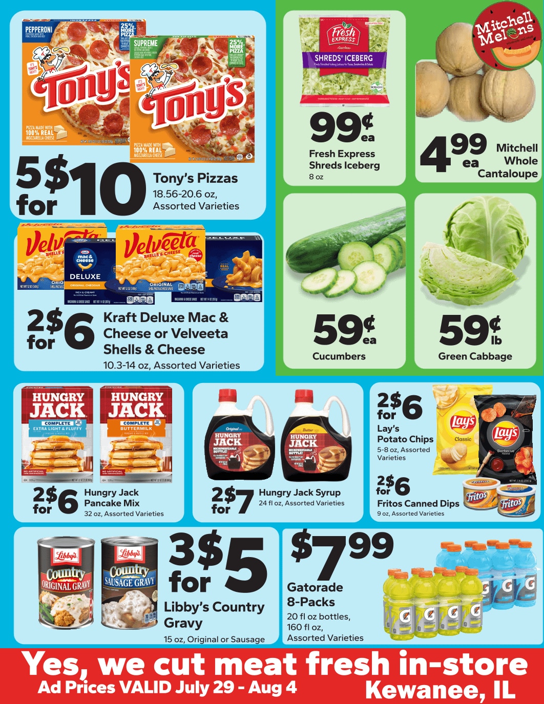 Save a Lot Food Stores (401 S Main St, Kewanee, IL) Weekly Ad July 29 - August 5, 2026