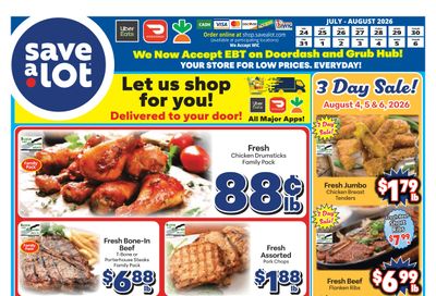 Save a Lot Food Stores (Philadelphia Area, PA) Weekly Ad July 24 - August 6, 2026