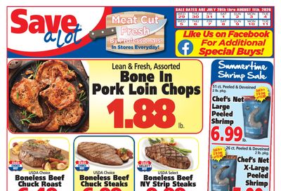 Save a Lot Food Stores Weekly Ad July 29 - August 11, 2026