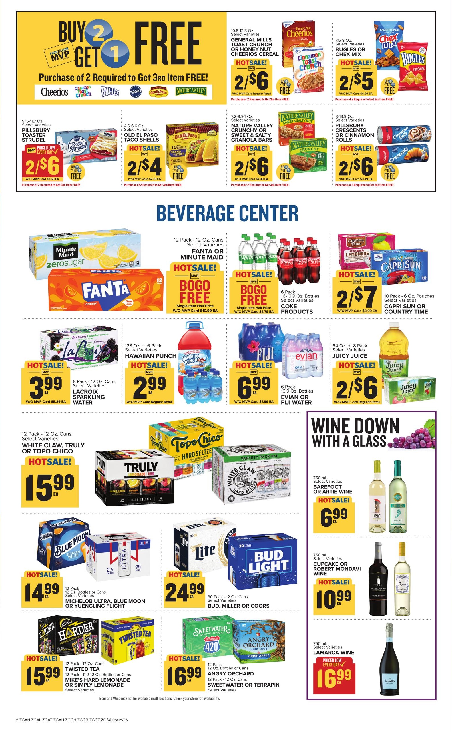 Food Lion (Centre Area, AL) Weekly Ad August 5 - 11, 2026