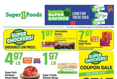 Super 1 Foods & Discount Pharmacy (Camden Area, AR) Weekly Ad August 5 - 11, 2026