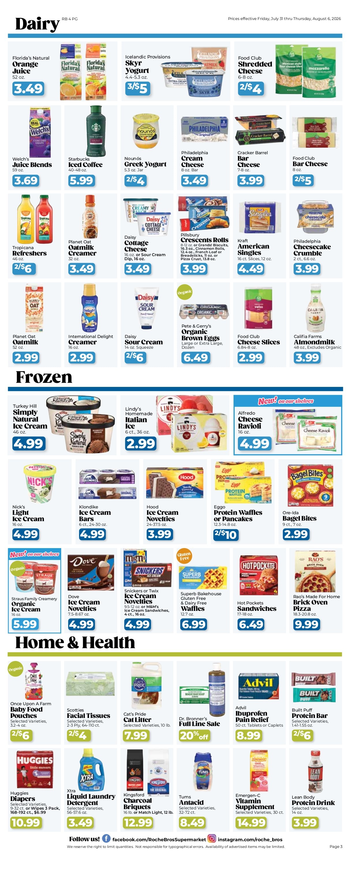 Roche Bros. Beer + Wine Weekly Ad July 10 - August 6, 2026