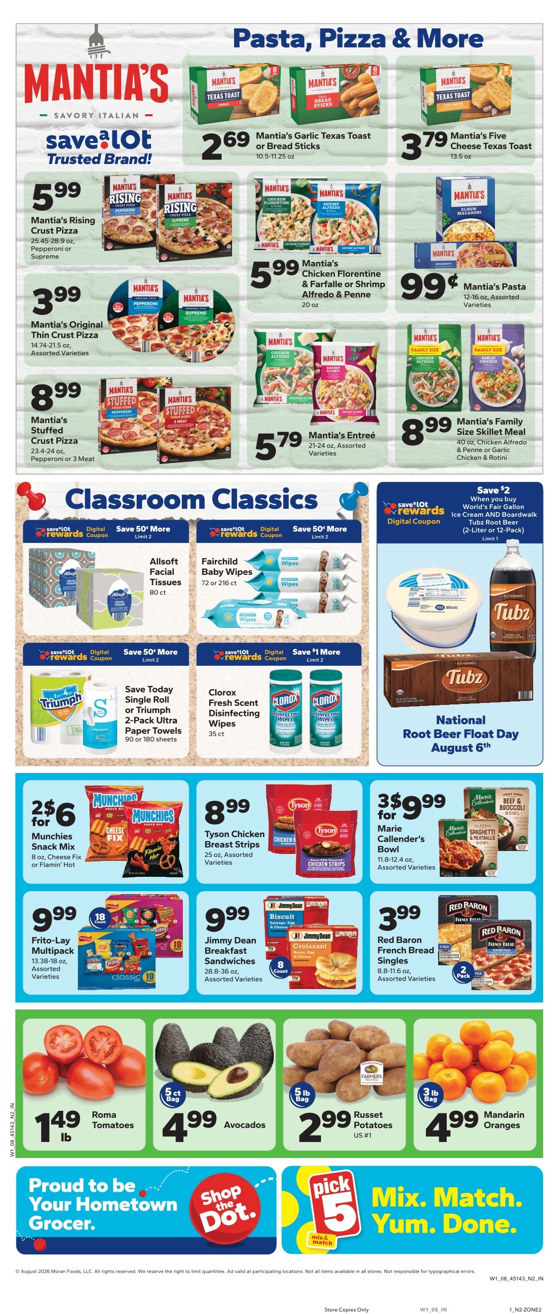 Save a Lot Food Stores (Fulton, NY) Weekly Ad August 2 - 8, 2026