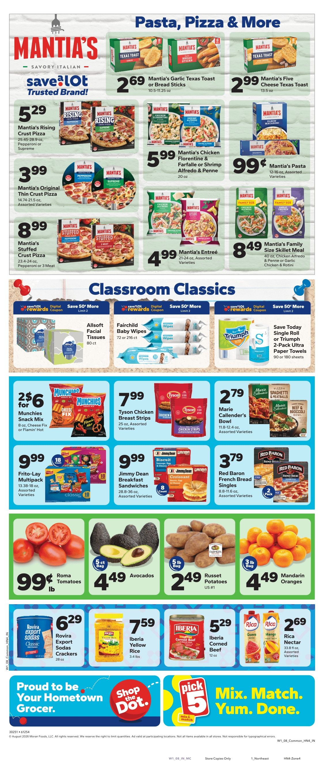 Save a Lot Food Stores (Hartford and Waterbury, CT) Weekly Ad August 2 - 8, 2026