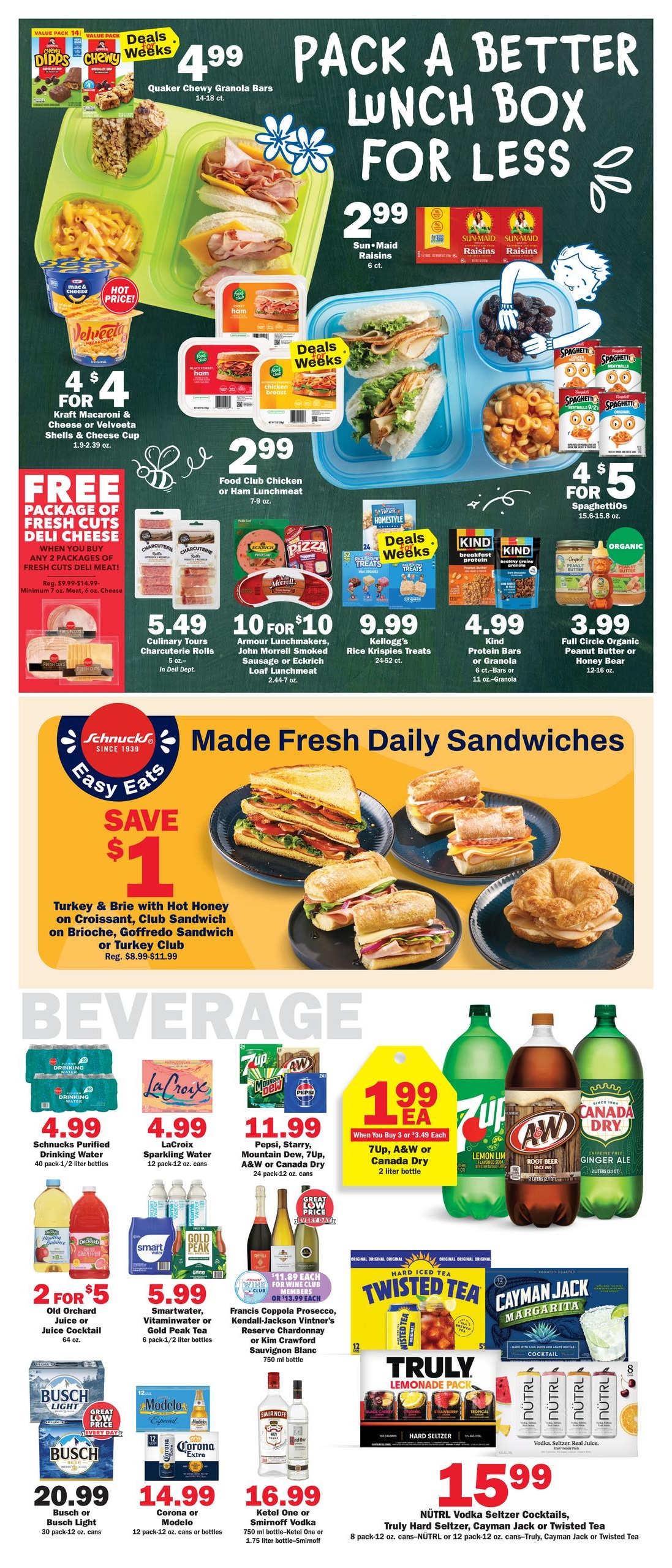 Schnucks (Park Hills–Bismarck Area, MO) Weekly Print Weekly Ad August 12 - 18, 2026