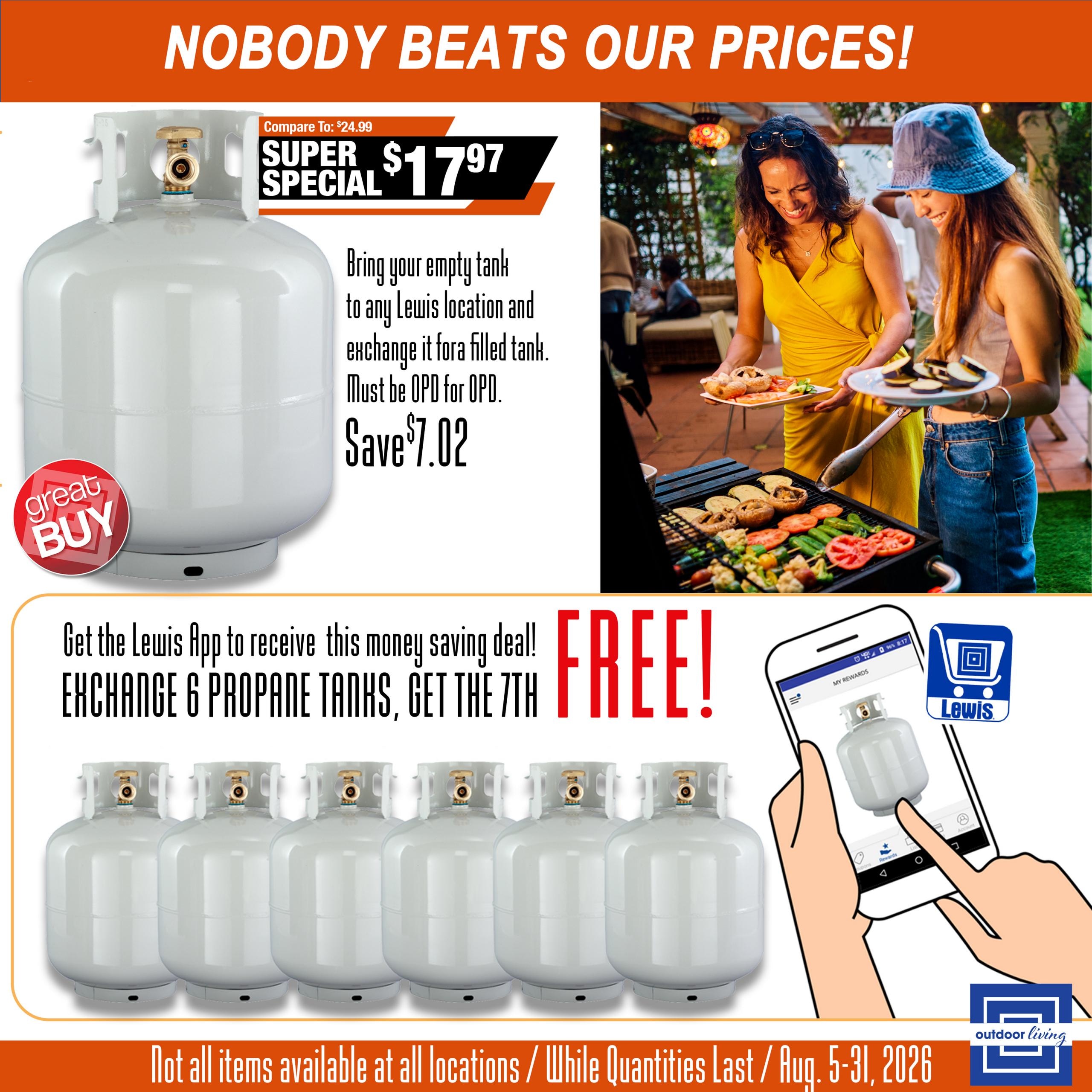 Lewis Drug August Fire Pit Weekly Ad August 5 - 31, 2026