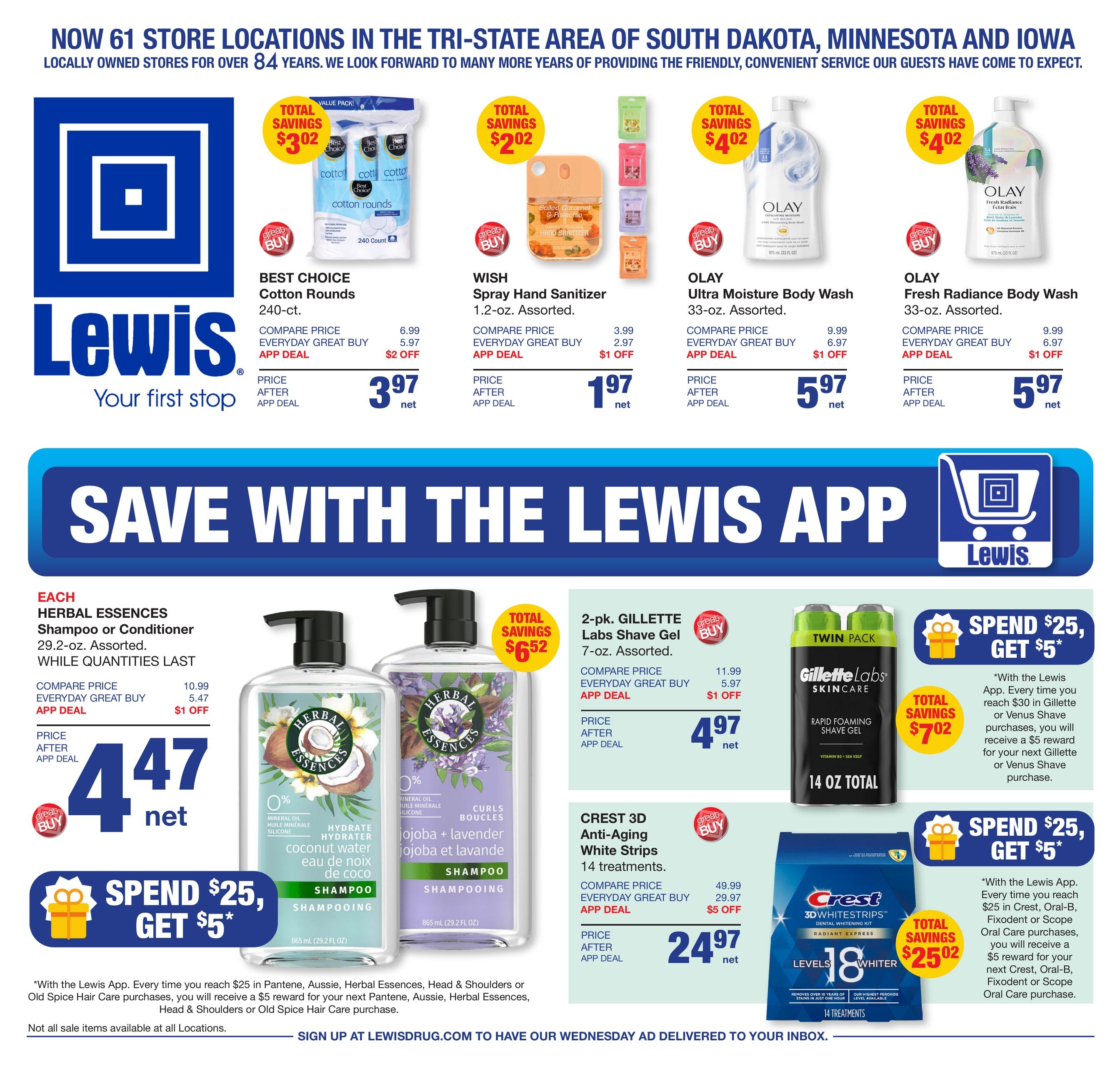 Lewis Drug Weekly Ad August 5 - 11, 2026