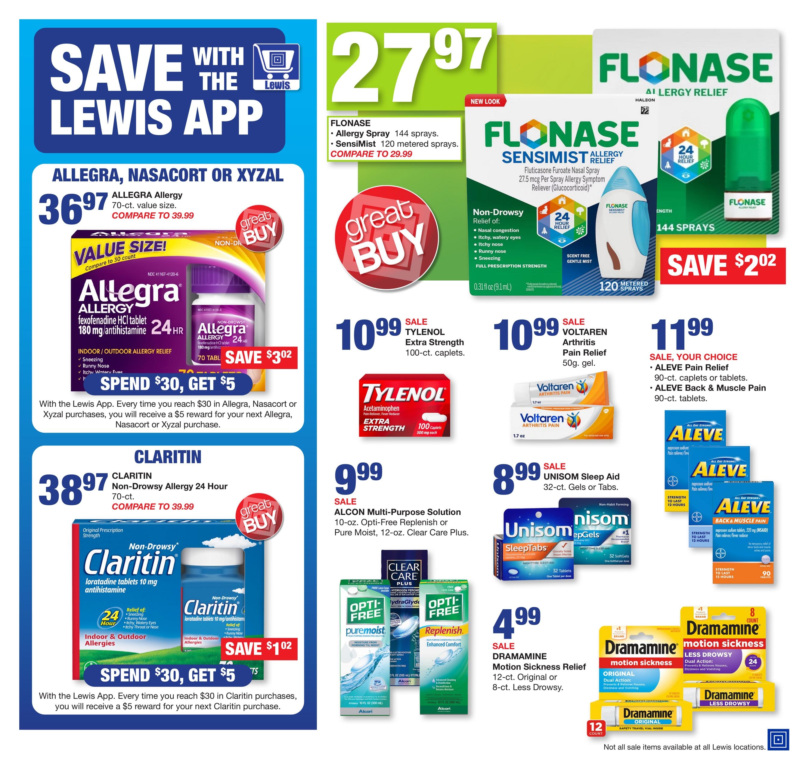 Lewis Drug Weekly Ad August 5 - 11, 2026
