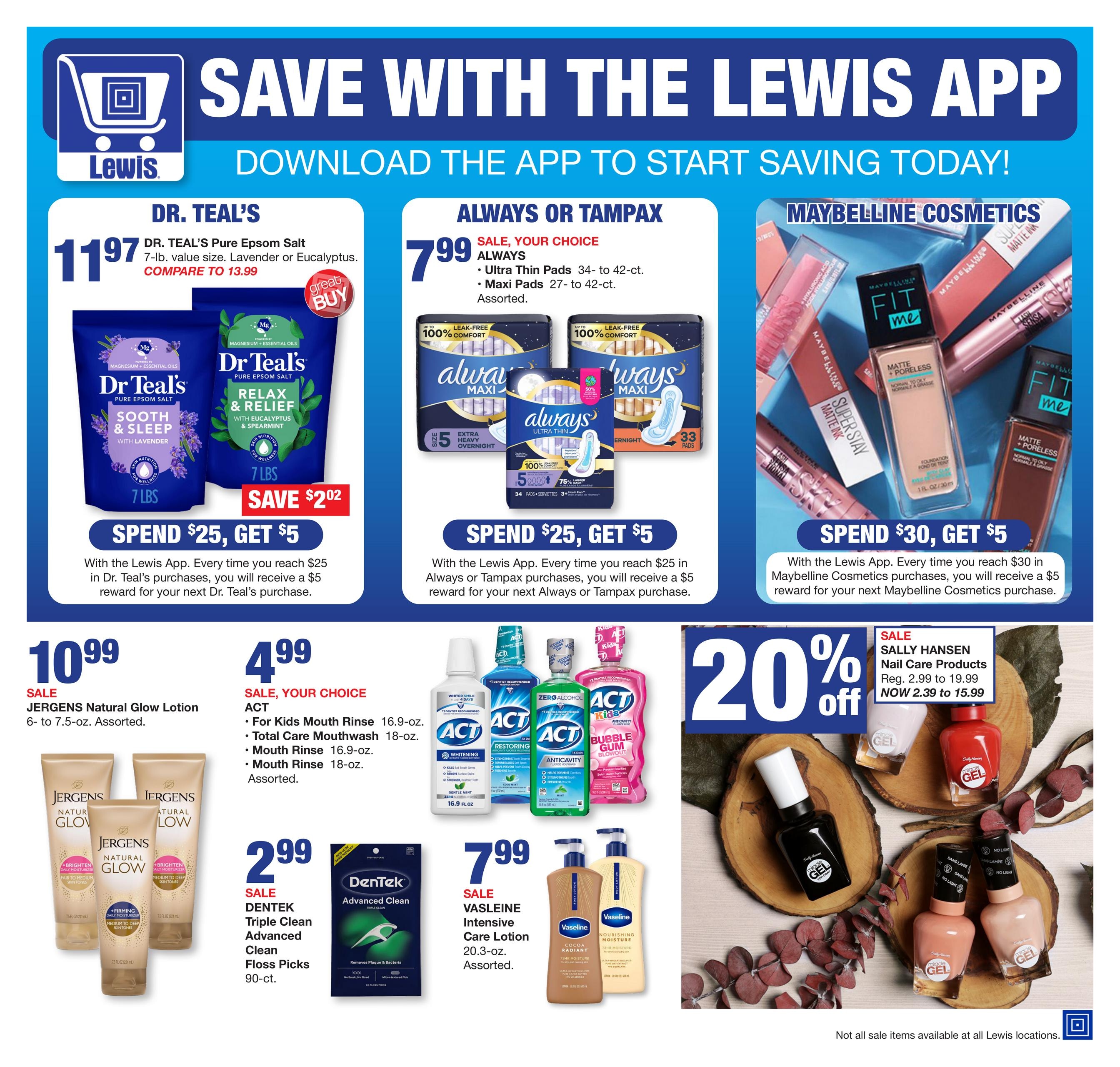 Lewis Drug Weekly Ad August 5 - 11, 2026