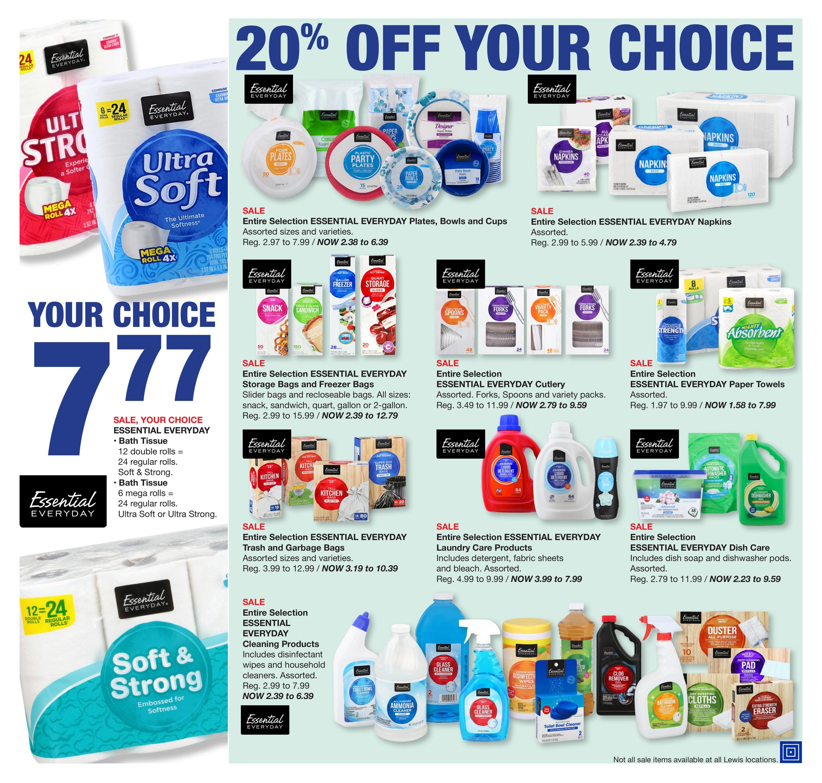 Lewis Drug Weekly Ad August 5 - 11, 2026