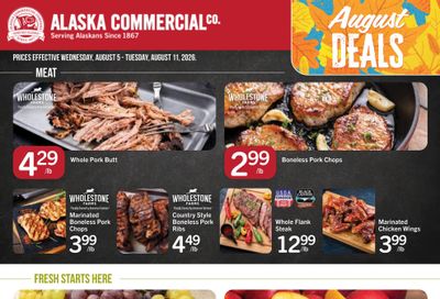 Alaska Commercial Weekly Ad August 5 - 11, 2026