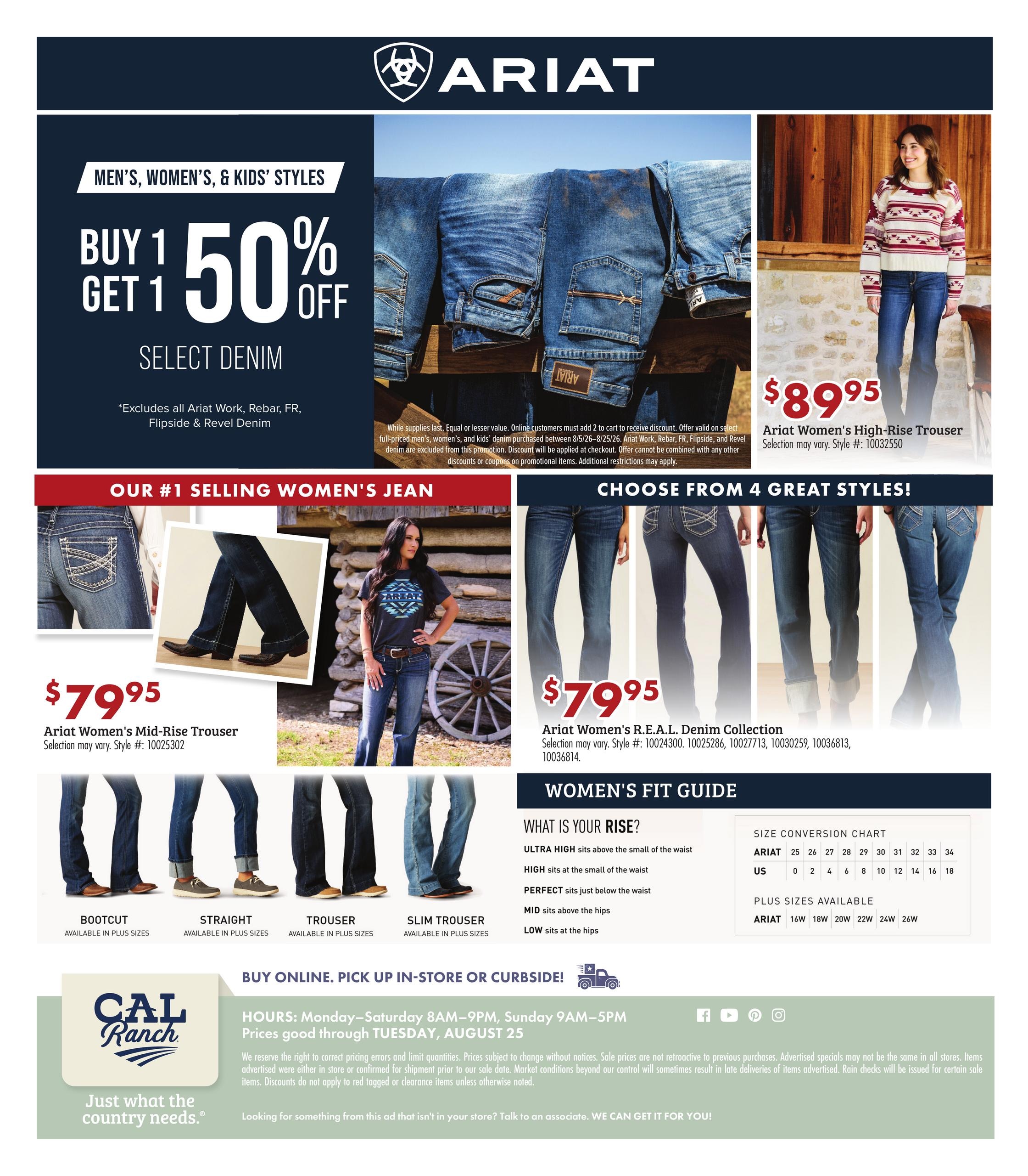 C-A-L Ranch Stores (AZ, CA, ID, NV, UT) Summer Harvest Savings Weekly Ad August 5 - 25, 2026