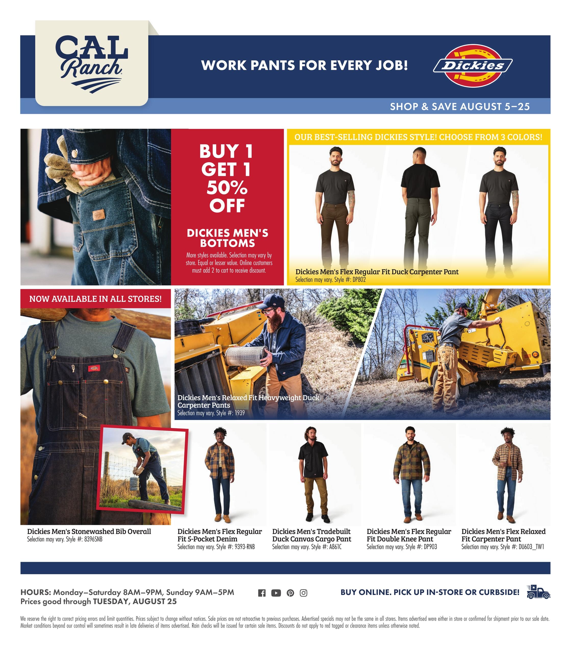 C-A-L Ranch Stores (AZ, CA, ID, NV, UT) Summer Harvest Savings Weekly Ad August 5 - 25, 2026