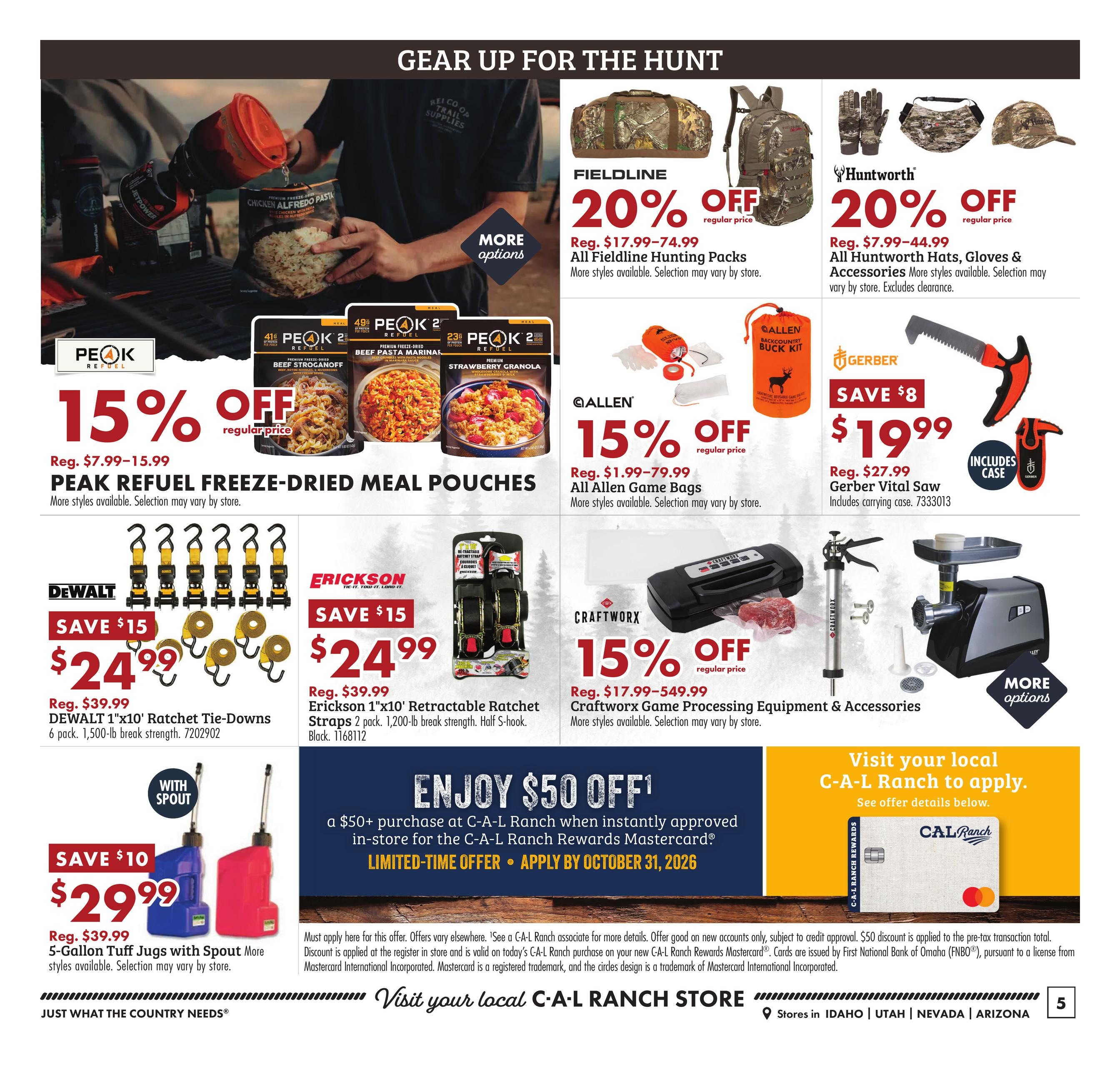 C-A-L Ranch Stores (AZ, CA, ID, NV, UT) Summer Harvest Savings Weekly Ad August 5 - 25, 2026