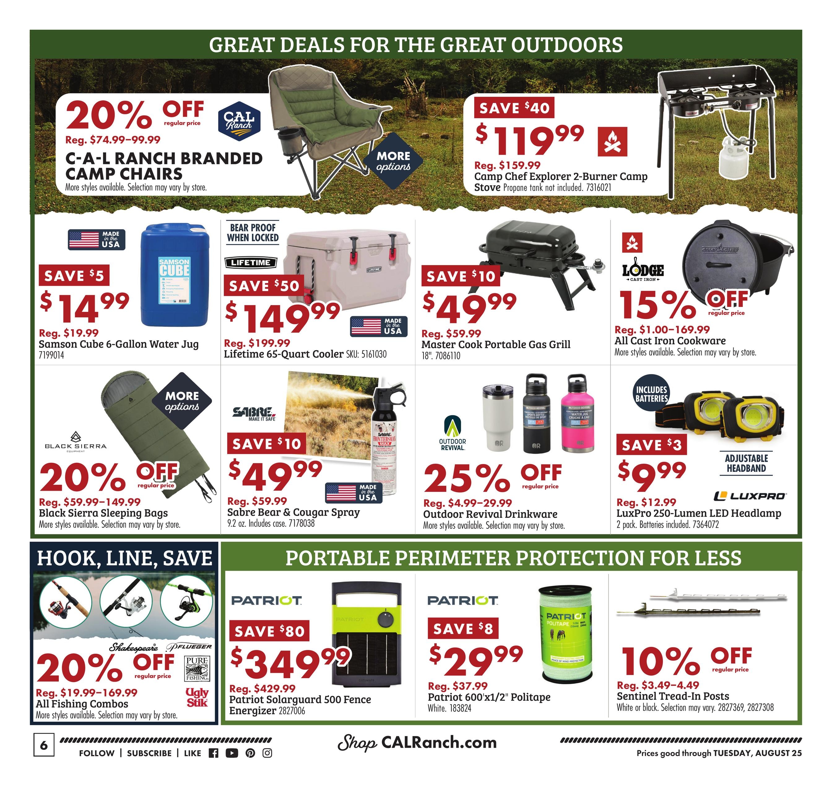 C-A-L Ranch Stores (AZ, CA, ID, NV, UT) Summer Harvest Savings Weekly Ad August 5 - 25, 2026