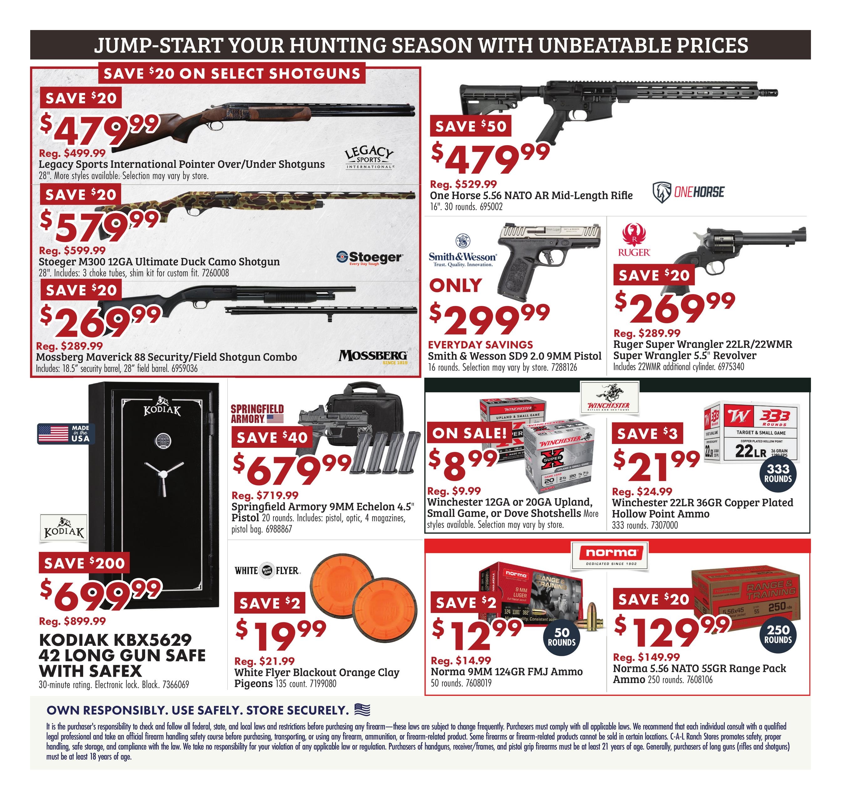 C-A-L Ranch Stores (AZ, CA, ID, NV, UT) Summer Harvest Savings Weekly Ad August 5 - 25, 2026
