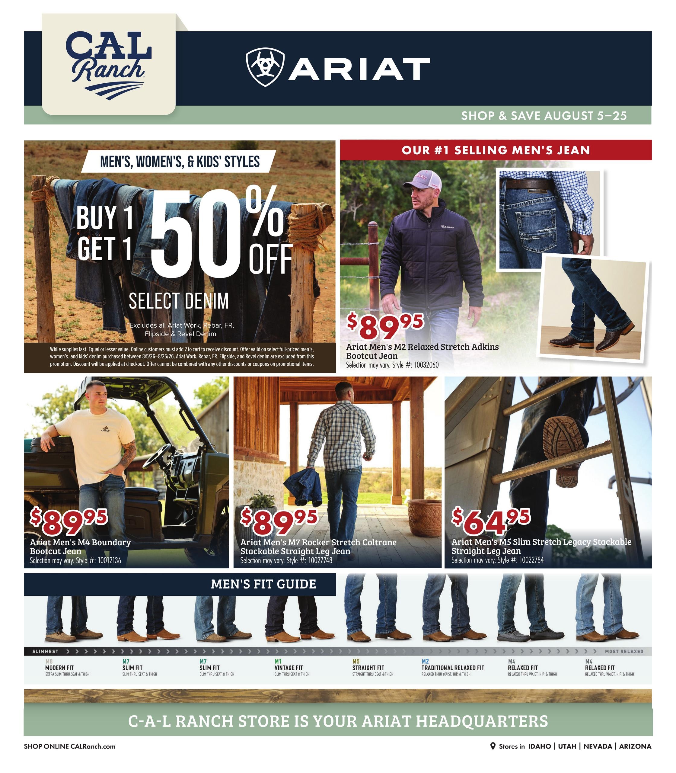 C-A-L Ranch Stores (AZ, CA, ID, NV, UT) Summer Harvest Savings Weekly Ad August 5 - 25, 2026