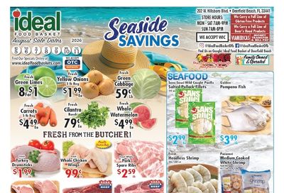 Ideal Food Basket (Deerfield Beach, FL) Weekly Ad August 5 - 11, 2026