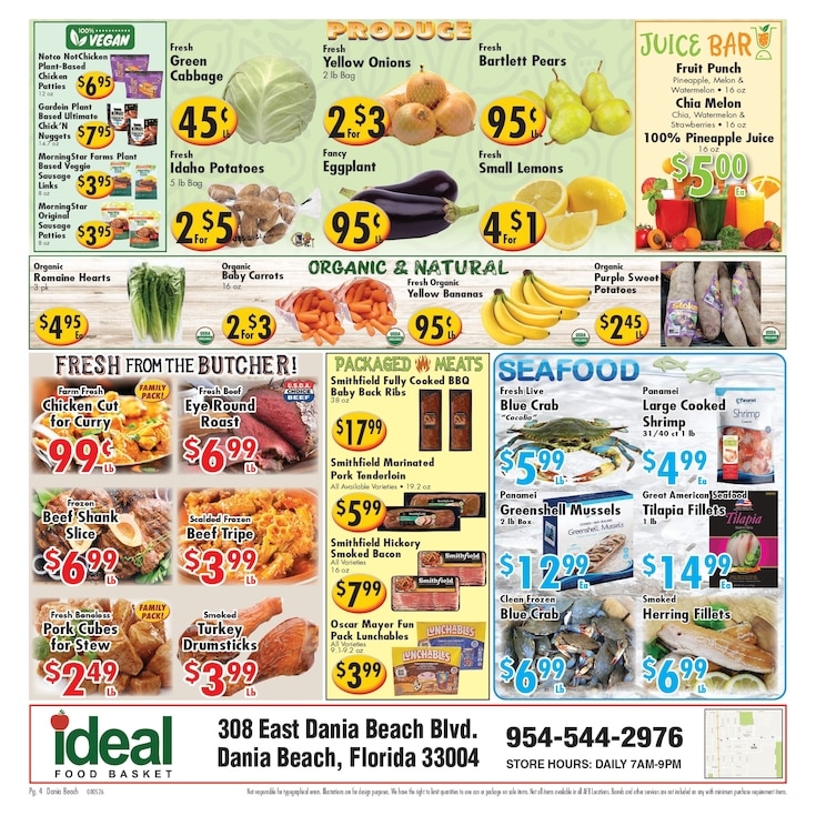 Ideal Food Basket (Dania Beach, FL) Weekly Ad August 5 - 11, 2026