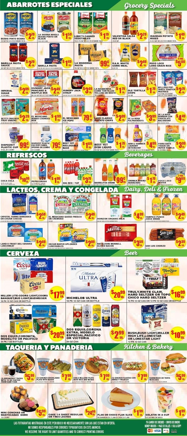 Poco Loco Supermercado (Round Rock, TX) Weekly Ad August 5 - 11, 2026