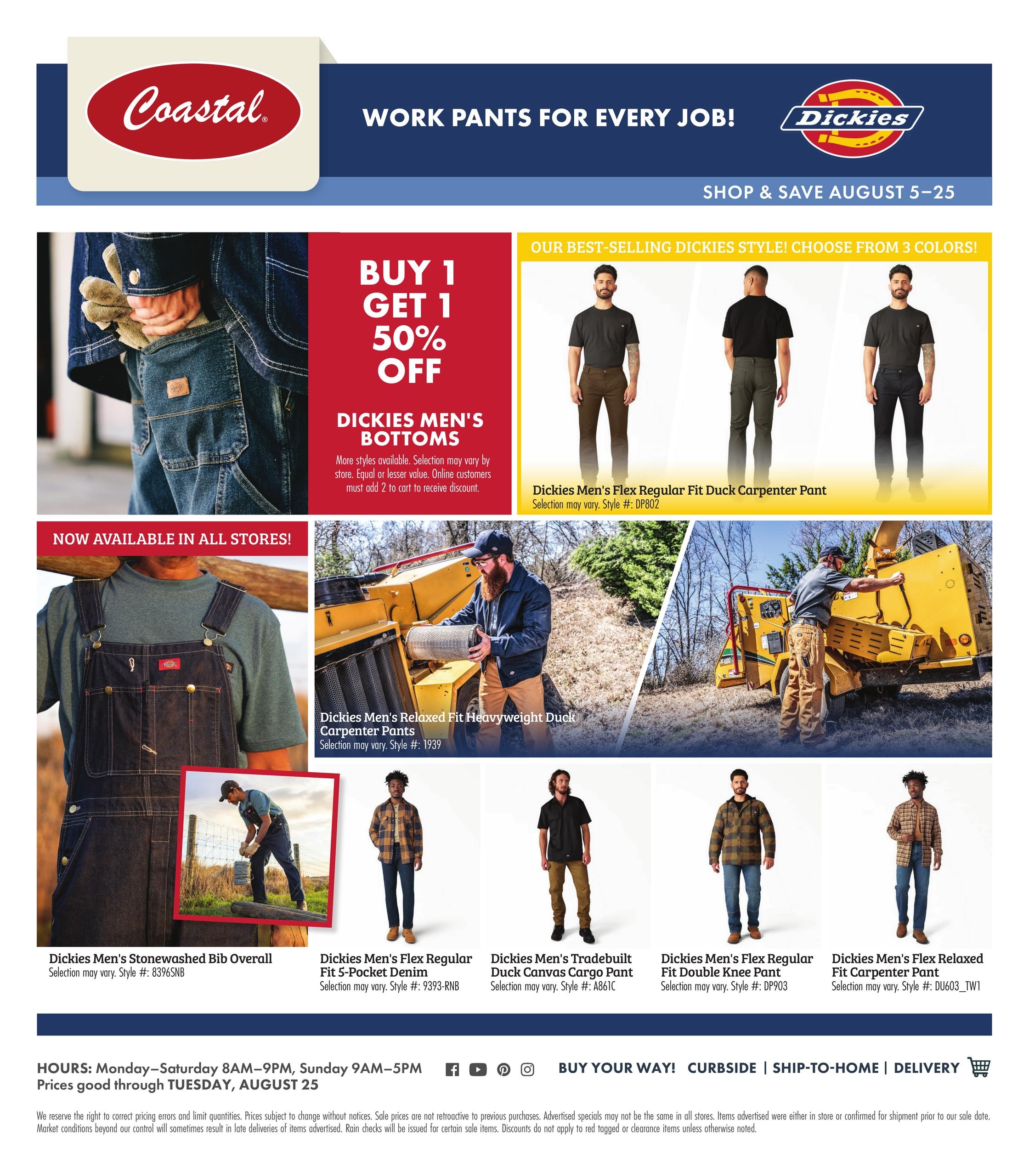Coastal Farm (OR, WA) Summer Harvest Savings Weekly Ad August 5 - 25, 2026