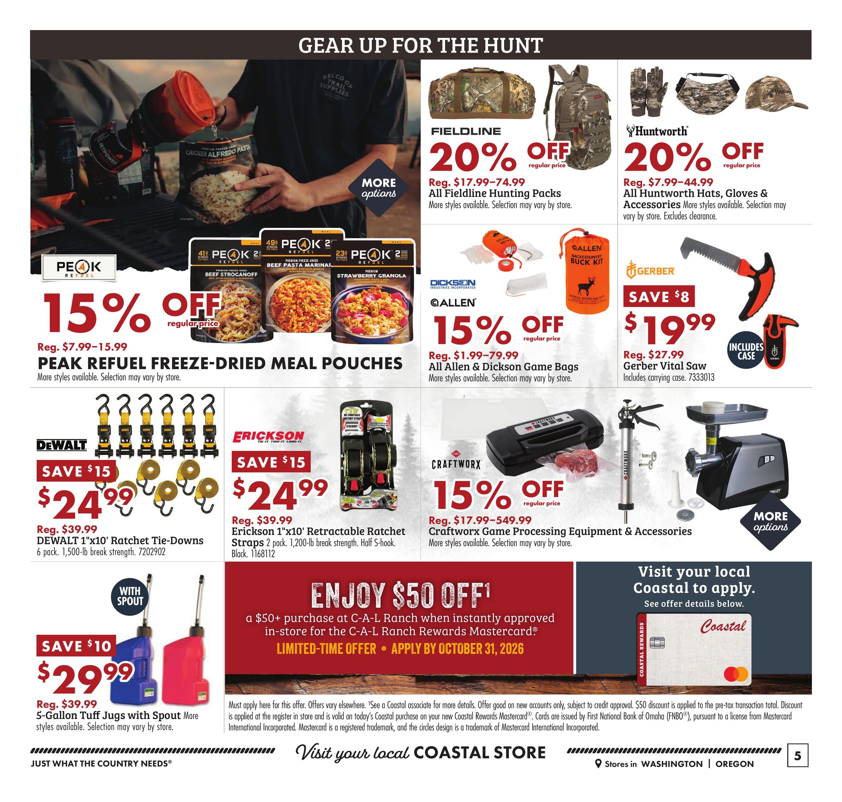 Coastal Farm (OR, WA) Summer Harvest Savings Weekly Ad August 5 - 25, 2026