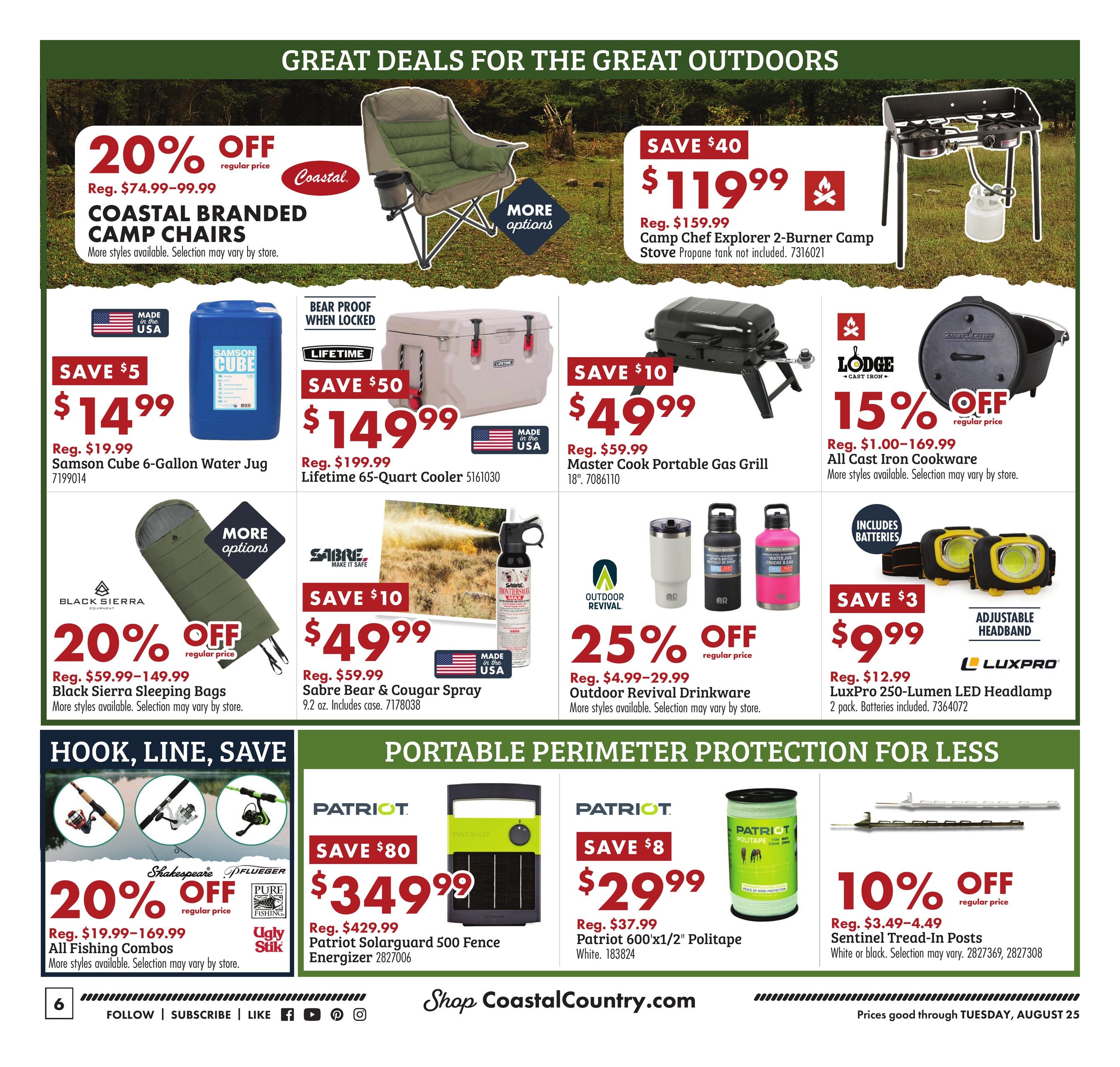 Coastal Farm (OR, WA) Summer Harvest Savings Weekly Ad August 5 - 25, 2026