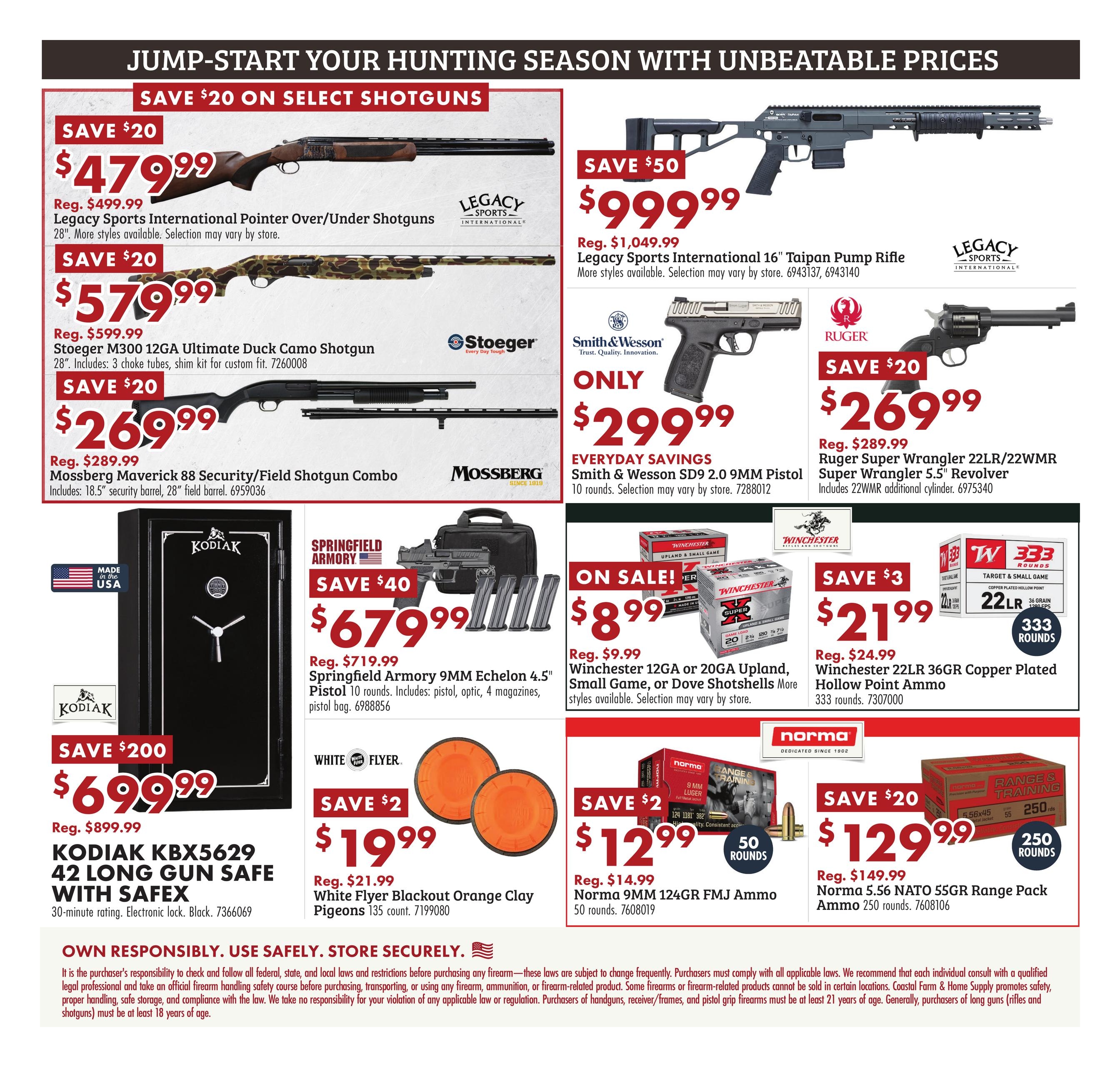 Coastal Farm (OR, WA) Summer Harvest Savings Weekly Ad August 5 - 25, 2026
