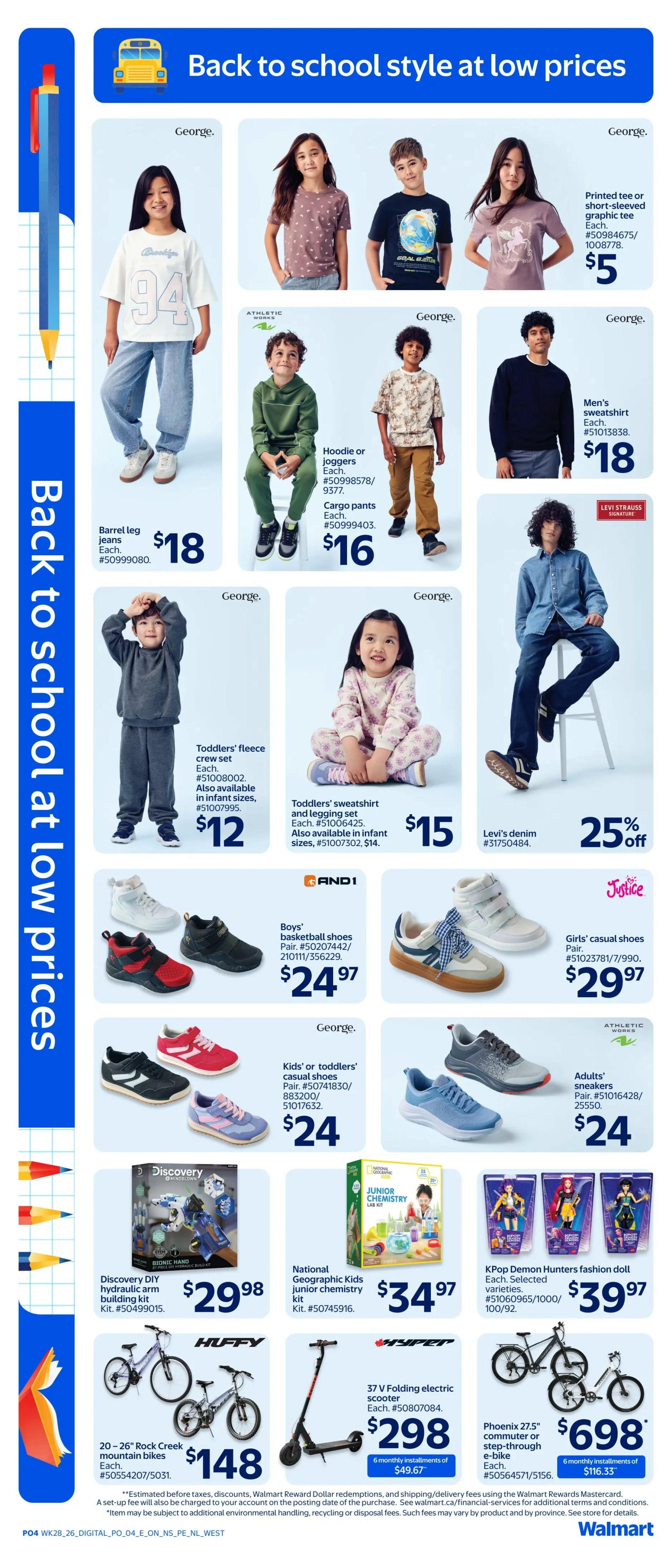 Walmart (West) Flyer August 6 to 12