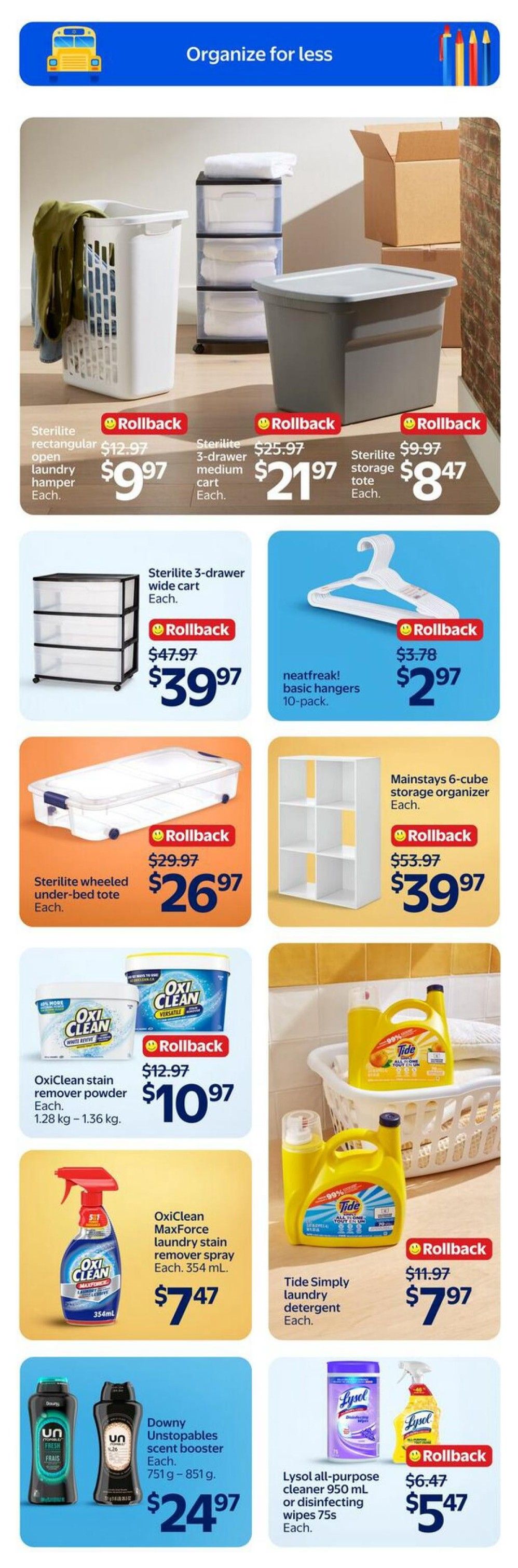 Walmart (West) Flyer August 6 to 12