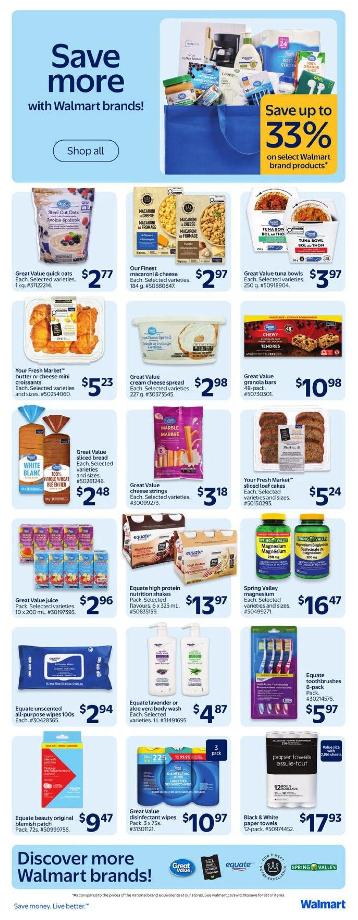 Walmart (West) Flyer August 6 to 12