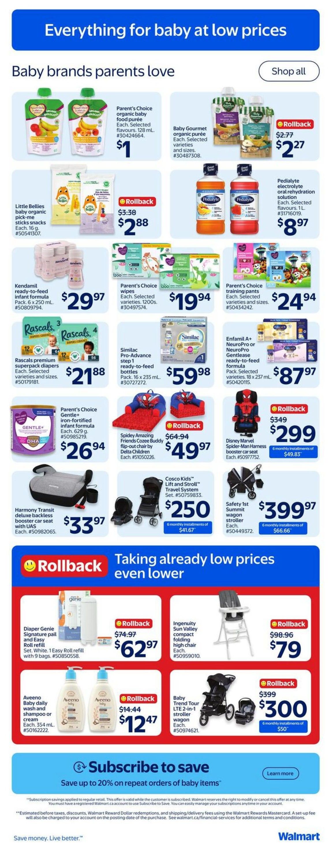 Walmart (West) Flyer August 6 to 12