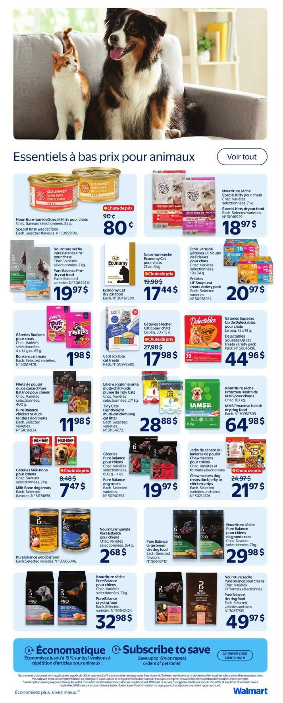 Walmart (QC) Flyer August 6 to 12