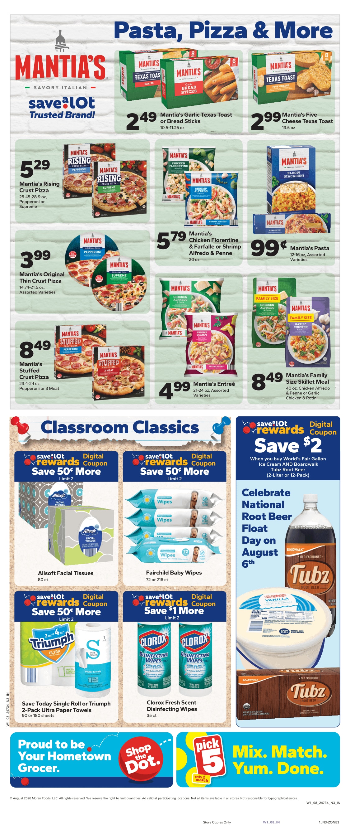 Save a Lot Food Stores (North Charleston and other locations, SC) Weekly Ad August 5 - 11, 2026
