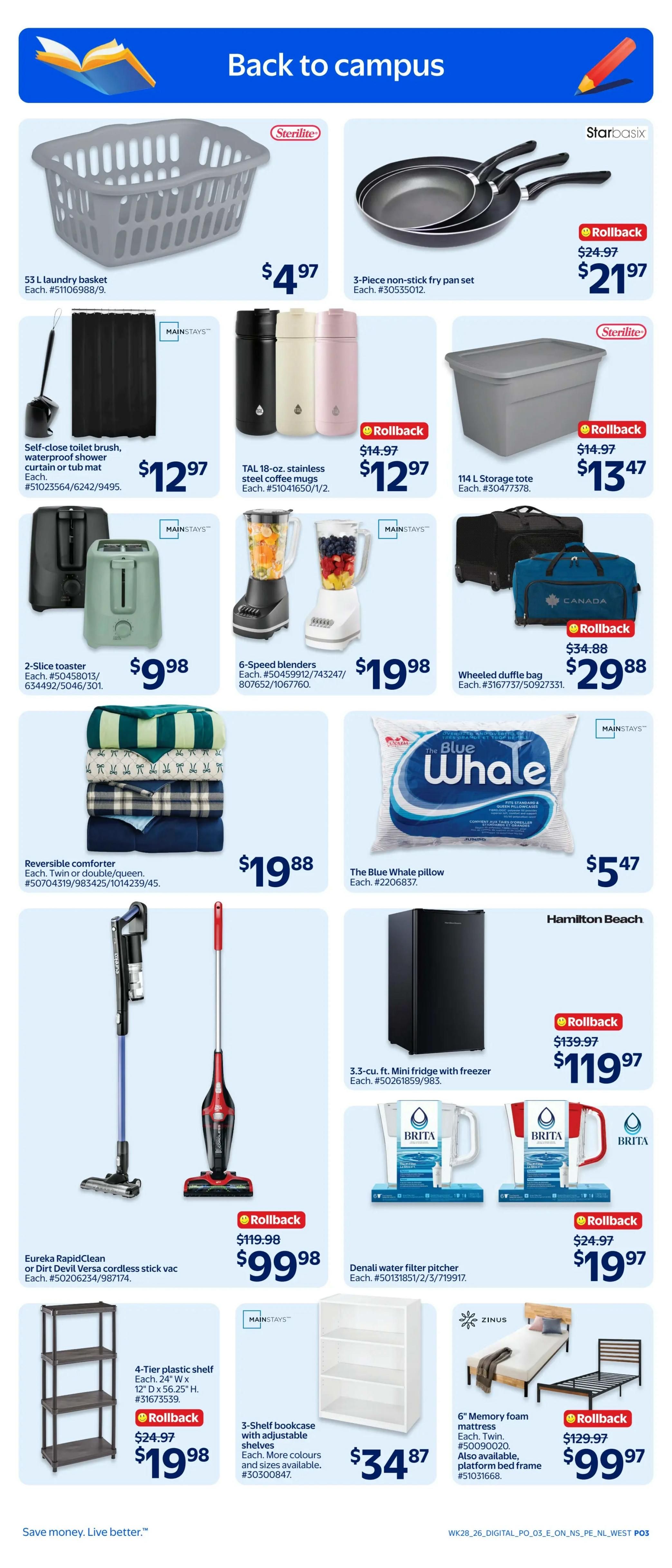 Walmart (ON) Flyer August 6 to 12