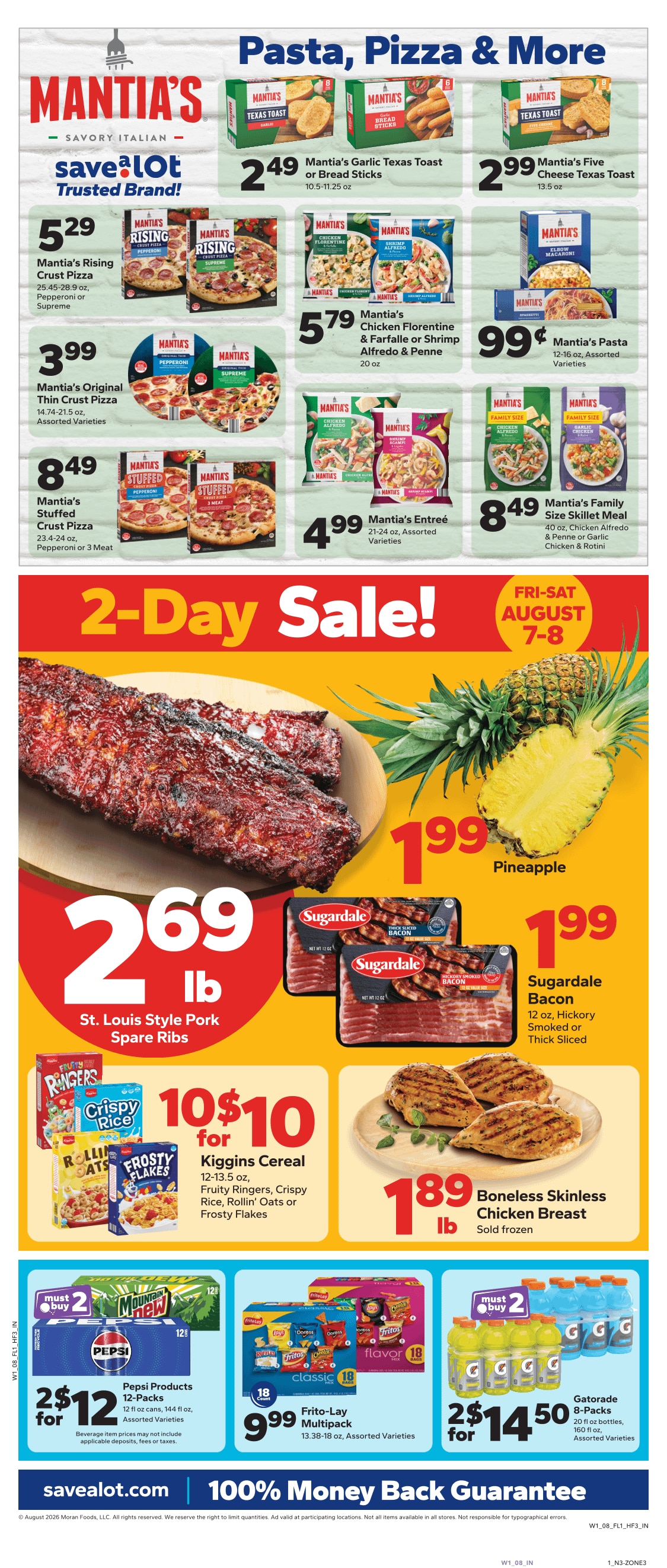 Save a Lot Food Stores (Auburndale and other locations, FL) Weekly Ad August 5 - 11, 2026